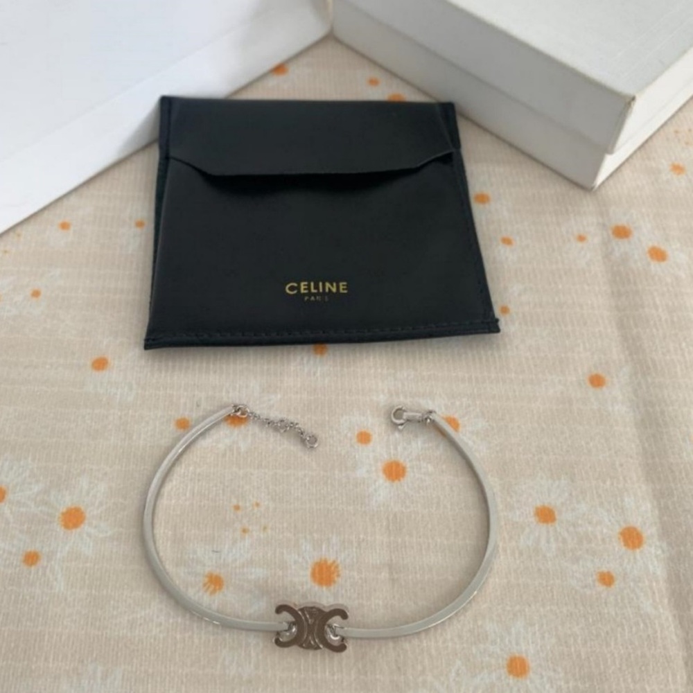 Silver-Hued Celine Wrist Charm - Picture 2 of 3